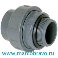 Муфта разъемная с внешней резьбой Coraplax (O 50 -1 1/2) с уплотнительным кольцом. арт. 7405050