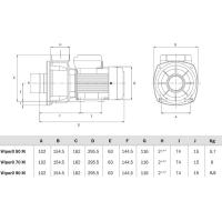 Насос Espa Wiper 0 90M (0,85 кВт, 12 куб.м/ч, 230В)