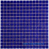 Плитка мозаичная AquaViva С63N-5 (20×20 мм). кобальт