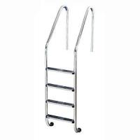 Лестница Flexinox STANDARD 4 ступени из стали AISI-316. для широкого борта