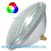 Светодиодная многоцветная лампа AquaViva PAR56 35Вт. взамен галогеновой лампы PAR56 300Вт. On/Off