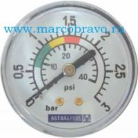 Манометр 1/8” фильтра Astral Bilbao и Aster