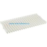 Решетка переливная Nexus Twin Grating 500х250х25 мм. белая
