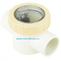 Обратный клапан V40-1 (E) (д. 50 мм. под вклейку). с окошком