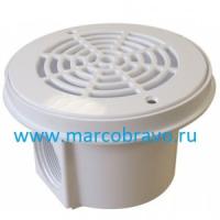 Донный слив Hayward SUPER LUXE 3253 (50мм/ 1 1/2) (5-15 м3/ч. д. 212 мм). под пленку