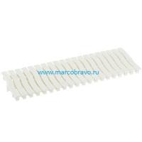 Решетка переливная Nexus Twin Grating 500х150х25 мм. белая