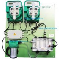 Автоматическая станция обработки воды Steiel PNL EF162-EF163 (CL. pH) для бассейнов объемом до 800 куб.м