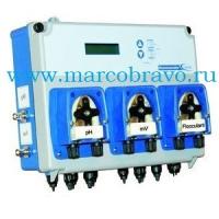 Автоматическая станция обработки воды Seko Pool Basic Pro Evo Ph/Rx/Floc 1.5л/ч. параметры pH и Redox + флокулянт!