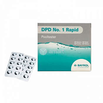 Таблетки DPD№1 (ДПД) Пултестер/Bayrol/блистер/green