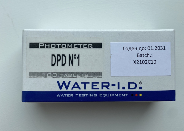 Таблетки DPD1 Фотометр (water-i.d)/блистер/black