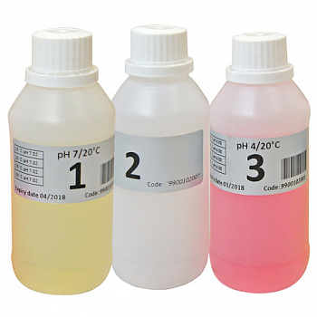 Набор буферных растворов с pH 4.00,pH 7.00  и Redox 465