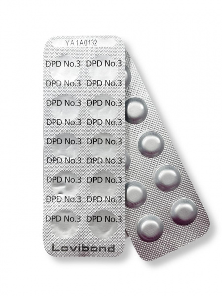 Таблетки DPD№3 (ДПД) Фотометр (Lovibond)/блистер/black