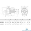 Насос Espa Wiper 0 50M (0,5 кВт, 8 куб.м/ч, 230В)