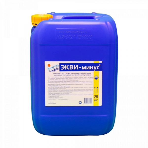 ЭКВИ-минус (pH минус) жидкий канистра 30л